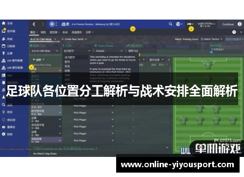 足球队各位置分工解析与战术安排全面解析