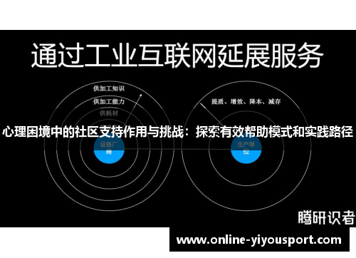 心理困境中的社区支持作用与挑战：探索有效帮助模式和实践路径